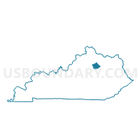Bourbon County in Kentucky